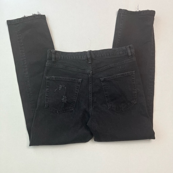 Free People High Rise Bren Boyfriend Distressed Jeans - Picture 6 of 8